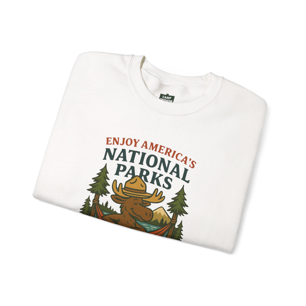 Enjoy America’s National Parks Moose Sweatshirt
