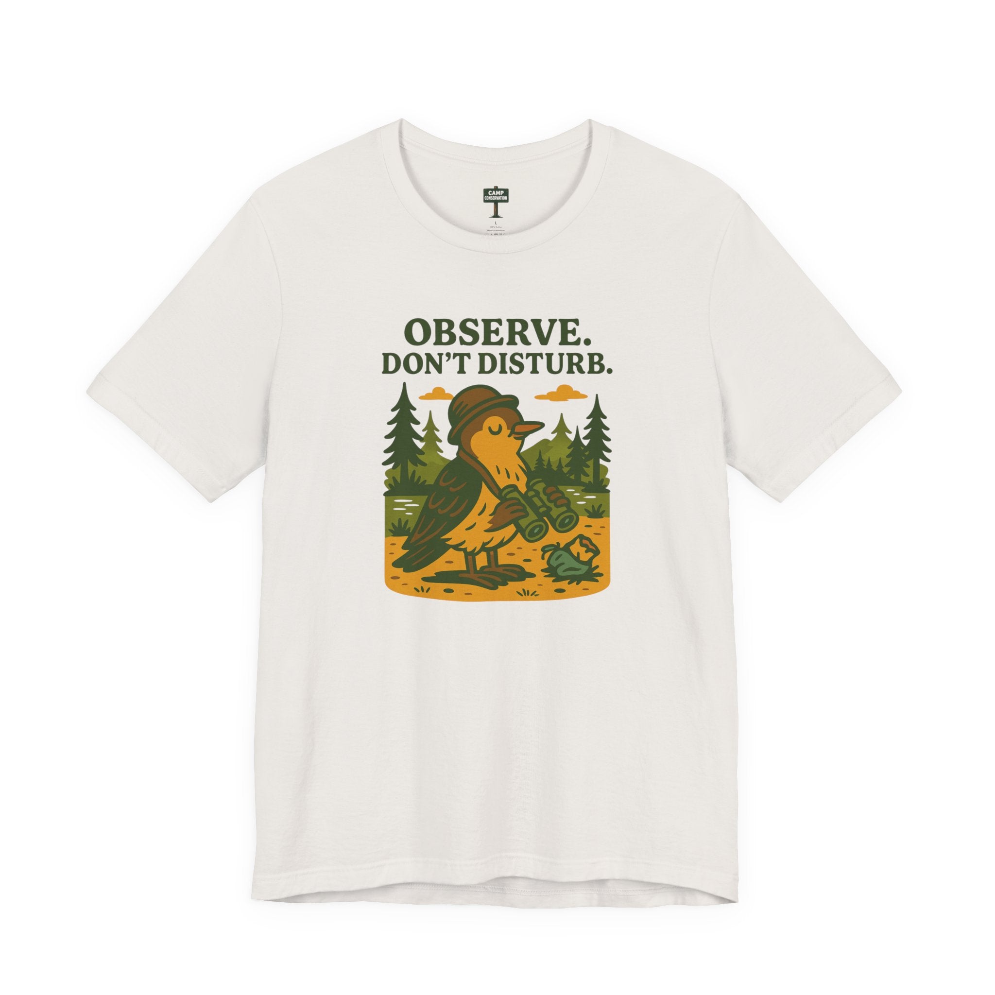 Observe Don’t Disturb Birdwatching T-Shirt
