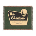 Personalized Adventuring Together Family Heritage Woven Blanket