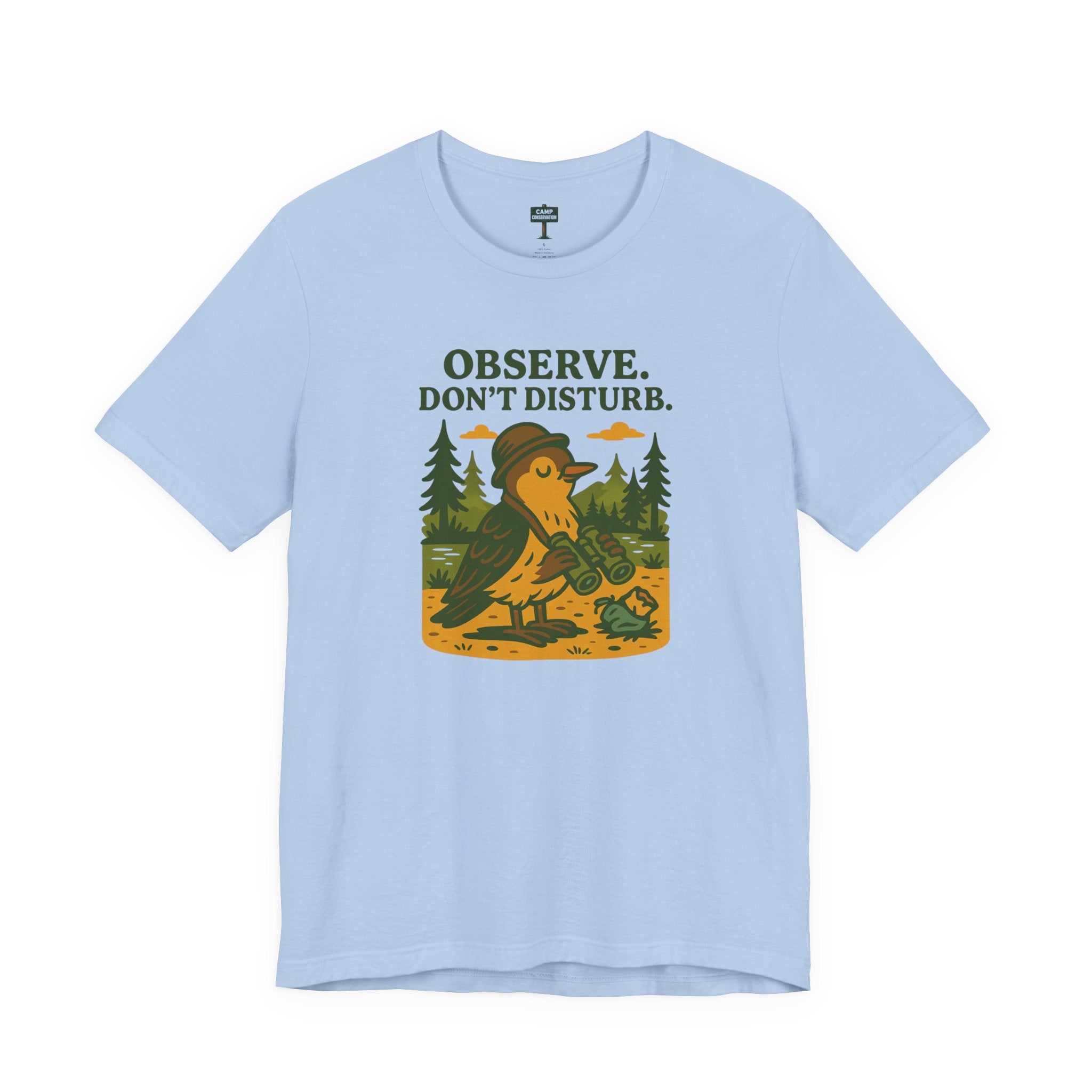 Observe Don’t Disturb Birdwatching T-Shirt