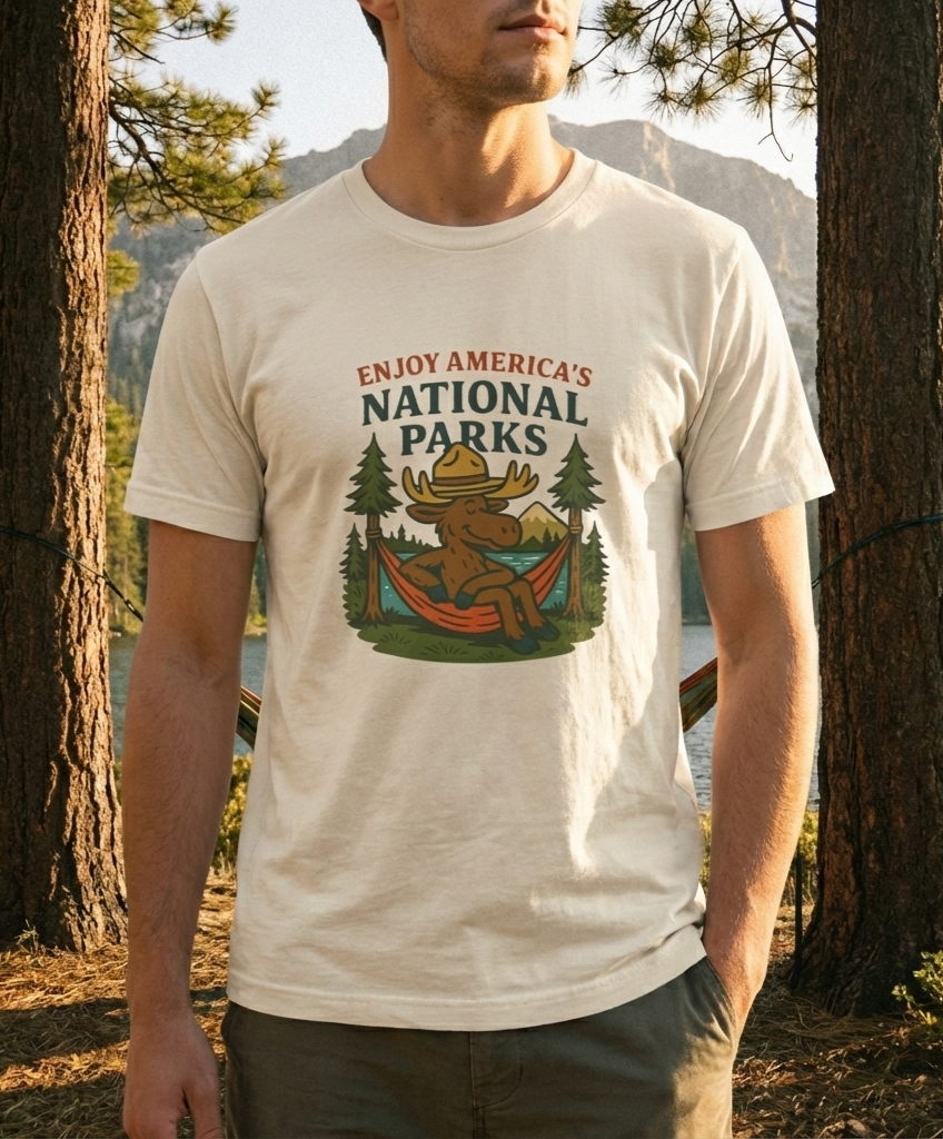 Enjoy America’s National Parks Moose T-Shirt