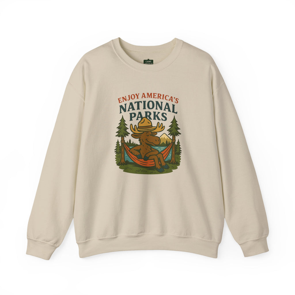 Enjoy America’s National Parks Moose Sweatshirt