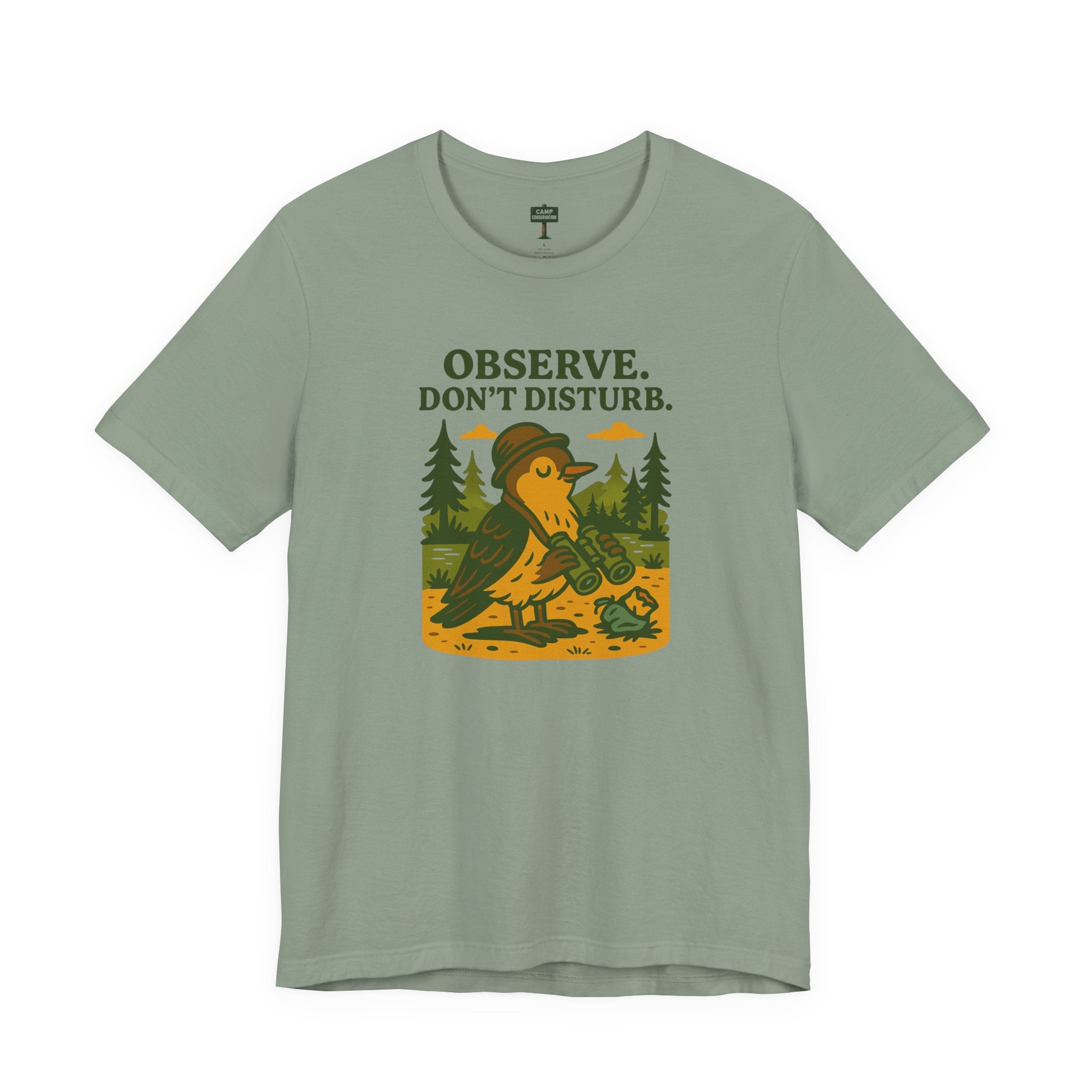 Observe Don’t Disturb Birdwatching T-Shirt