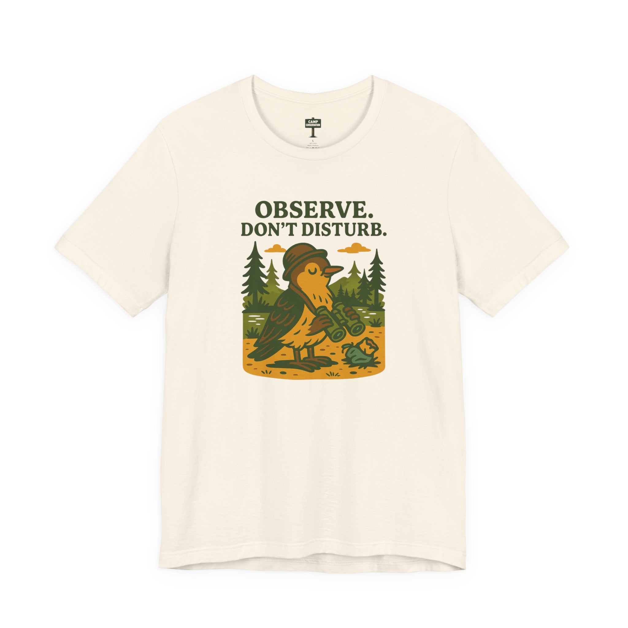 Observe Don’t Disturb Birdwatching T-Shirt