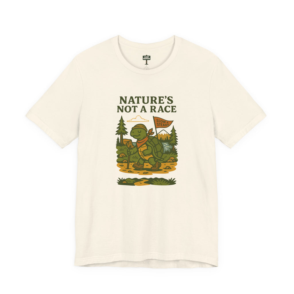 Nature's Not a Race Turtle T-Shirt