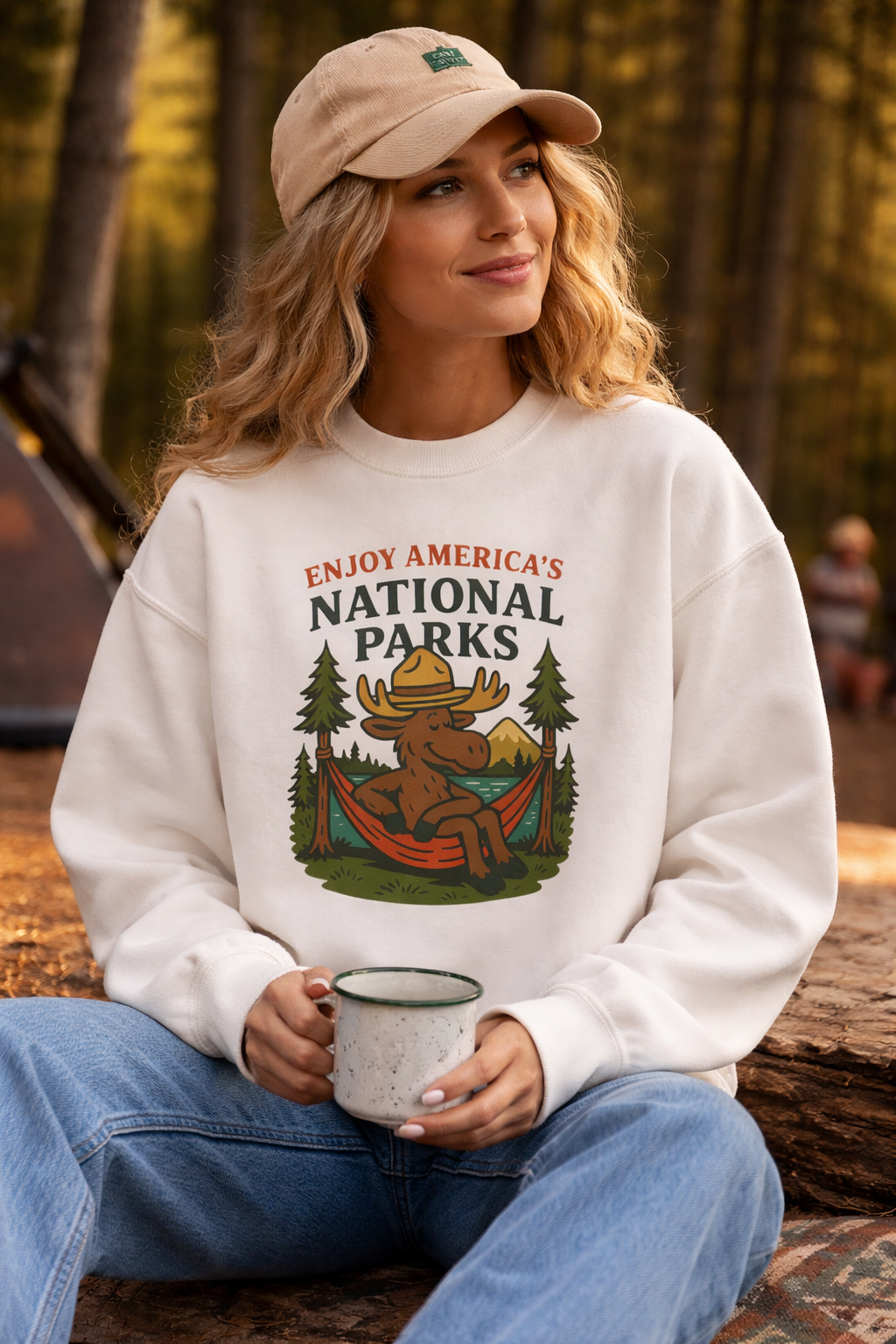 Enjoy America’s National Parks Moose Sweatshirt